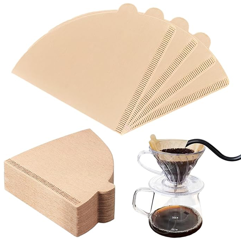 Coffee Equipment Cleaner - V-Shaped Papel De Filtro De Café,