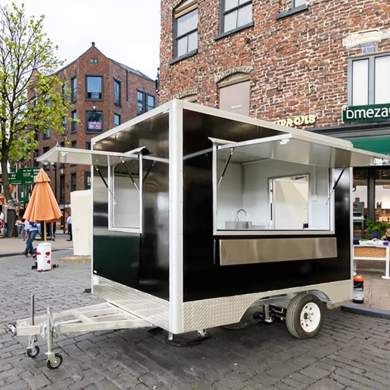 Coffee Van Equipment - Carrinho de Comida Móvel Pizza Coffee