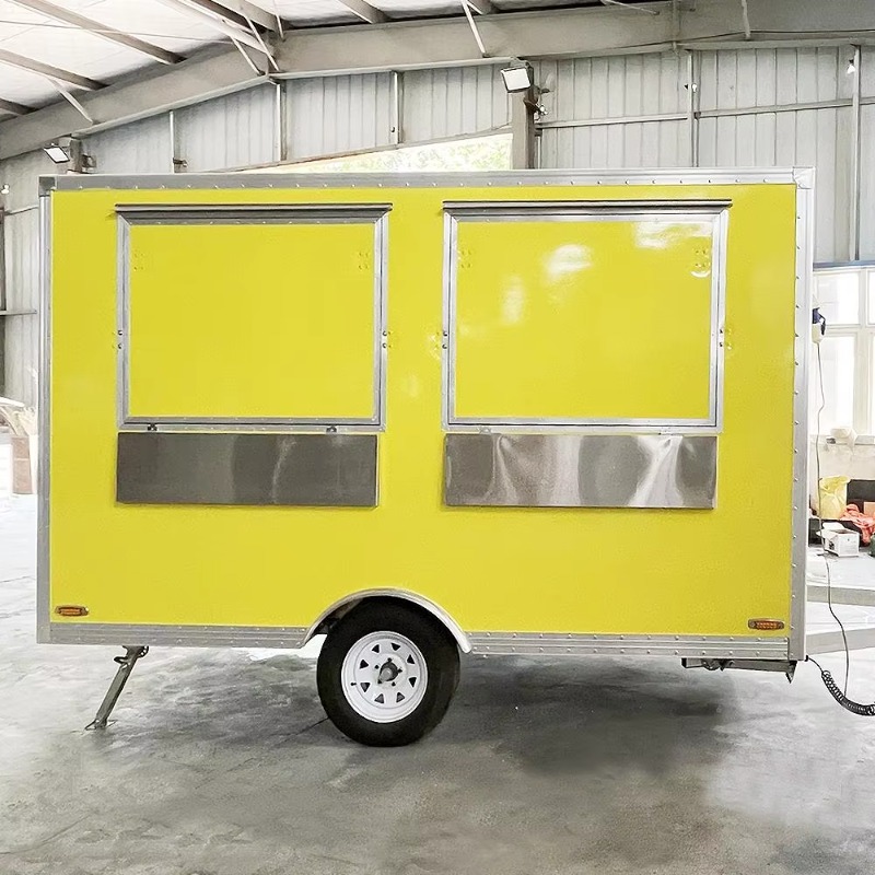 Coffee Van Equipment - Carrinho de Comida Rápida Móvel Totalmente