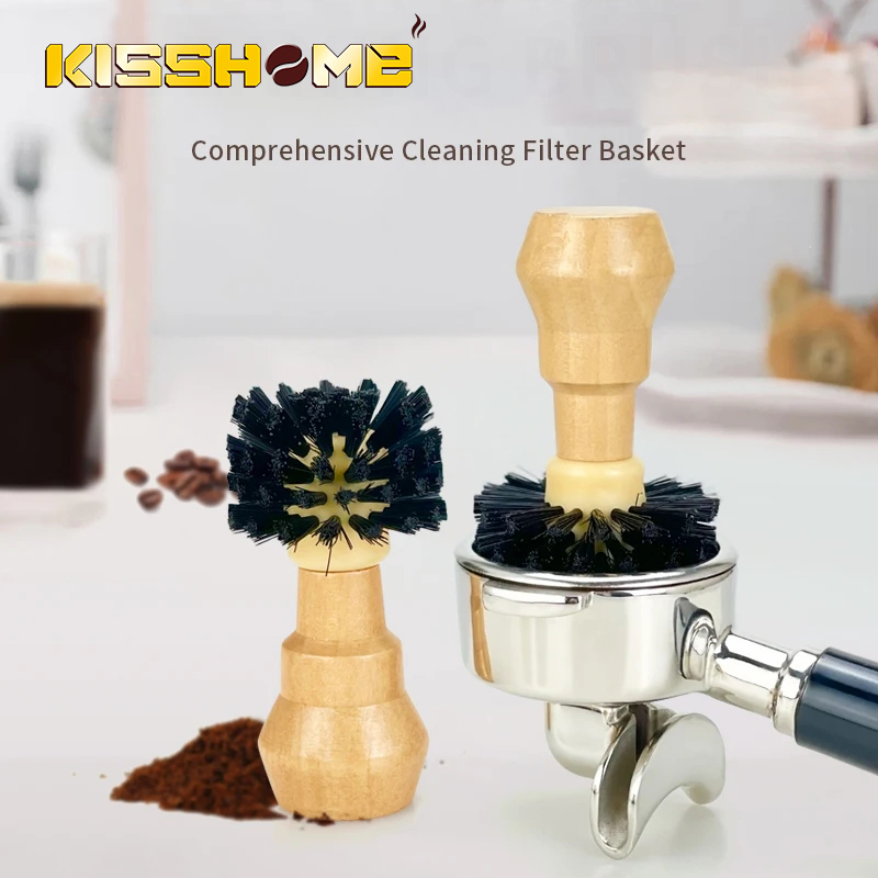 Coffee Equipment Cleaner - Madeira maciça Café Escova Cleaner, Portafilter