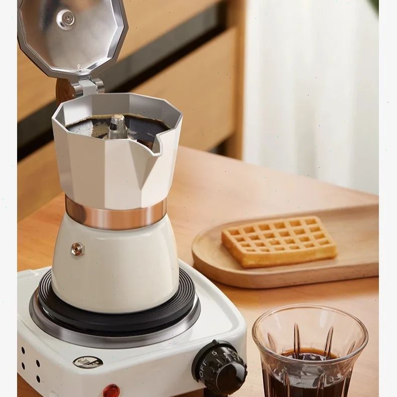 Coffee Equipment For Sale - Pote moka de fundo redondo, válvula