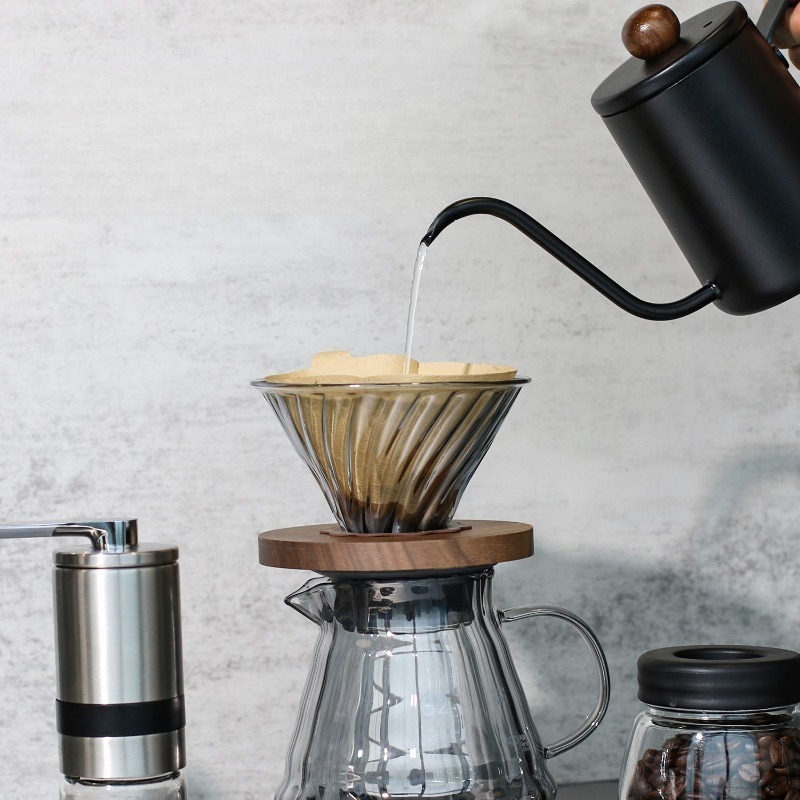 Conjunto de cafeteira feito à  - Coffee Equipment Gift Set avaliação e preço