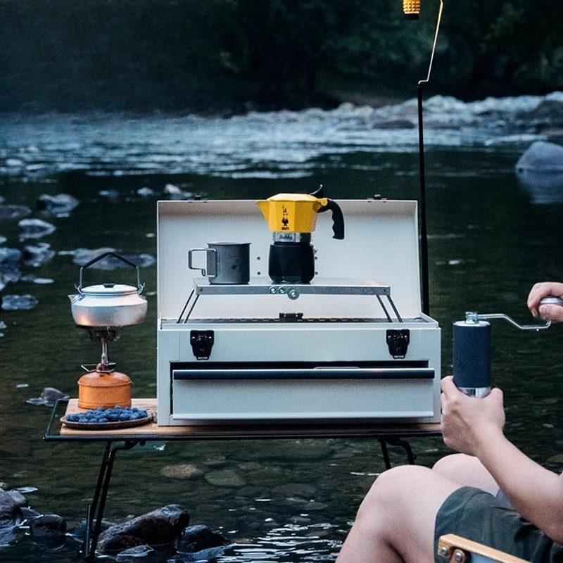 Caixa de café para camping, ca - Coffee Equipment Gift Set avaliação e preço