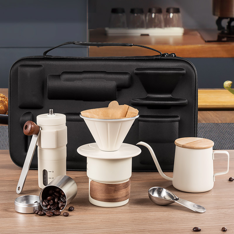 Conjunto de cafeteira artesana - Coffee Equipment Gift Set avaliação e preço