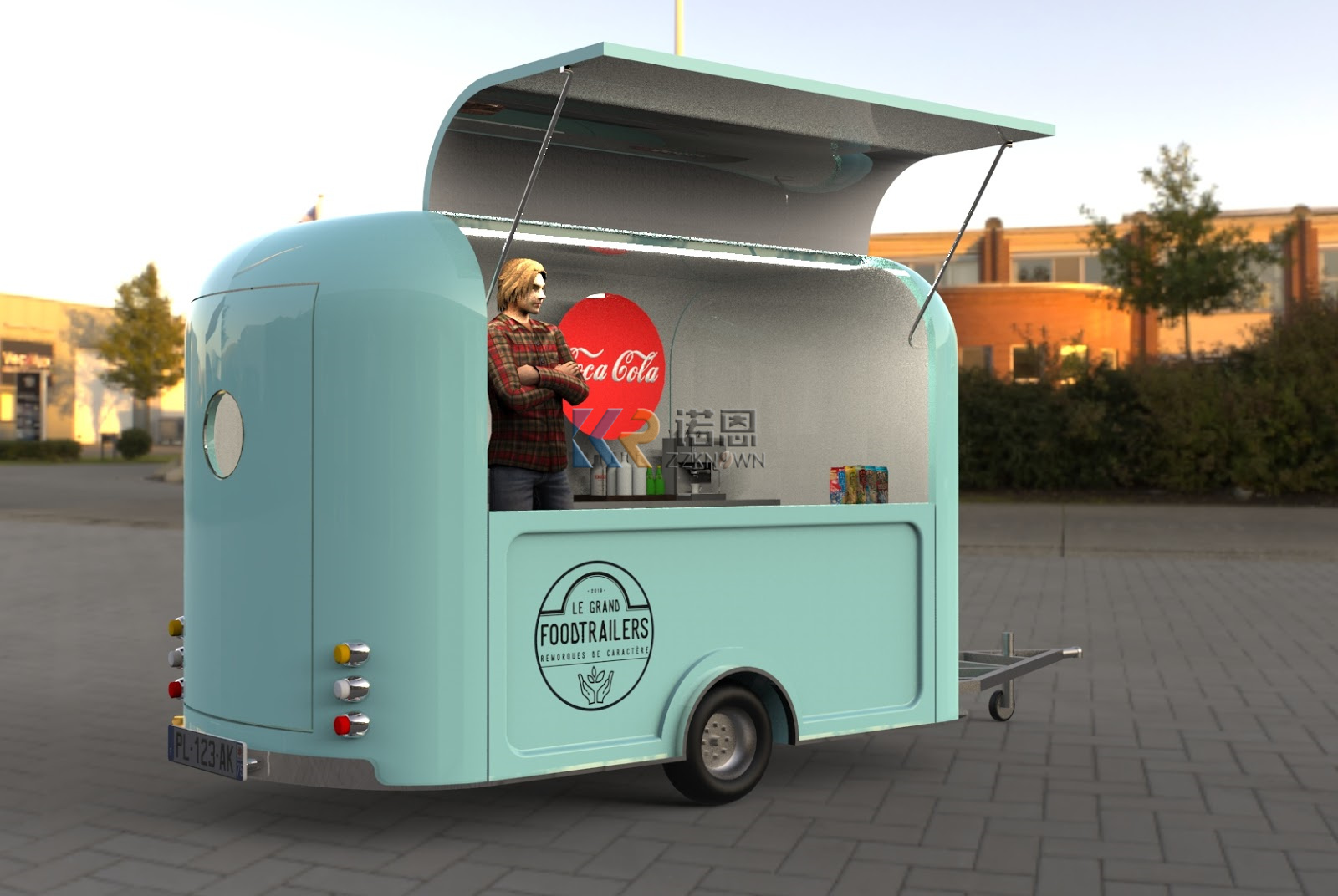 Carrinho de venda de bar de ca - Coffee Van Equipment avaliação e preço