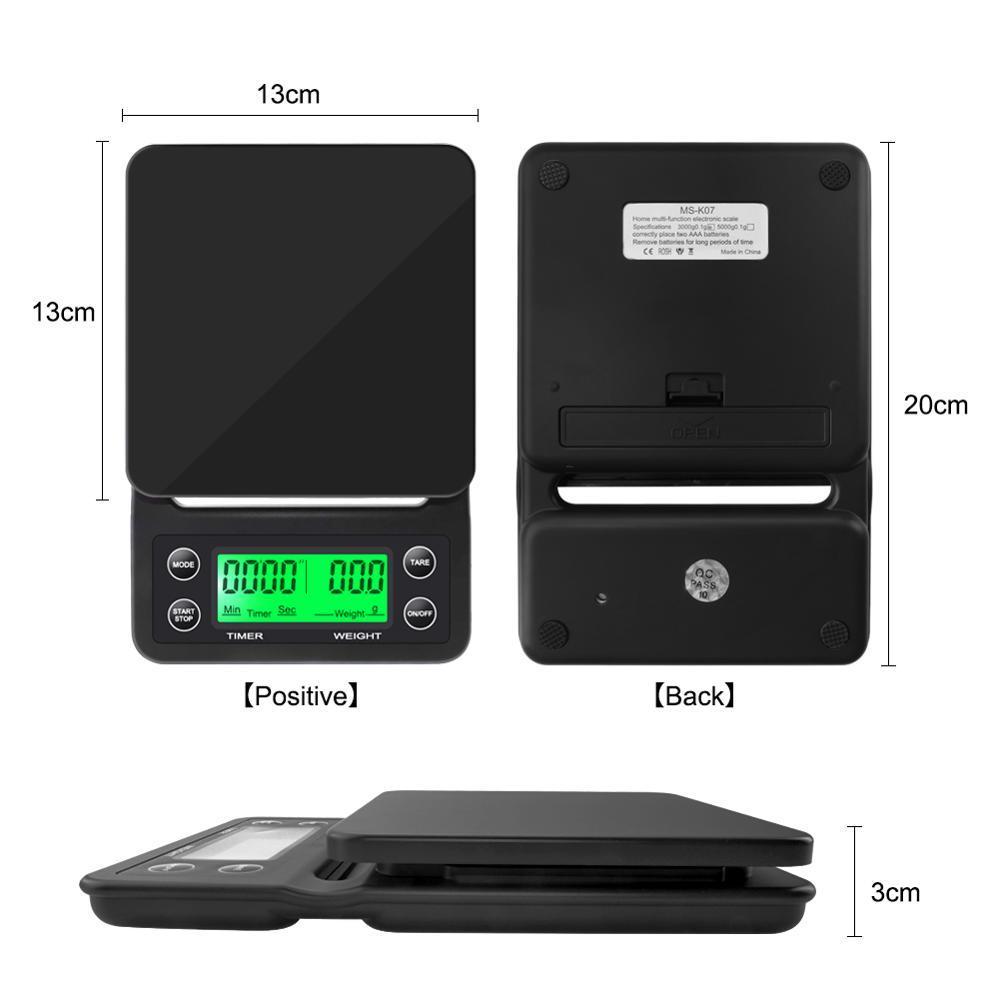 Balança Digital de Cozinha Por - Scale Drip Timer avaliação e preço