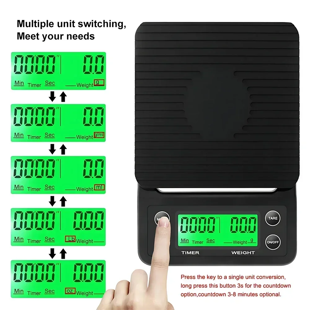 Balança Digital Multifuncional - Scale Drip Timer avaliação e preço