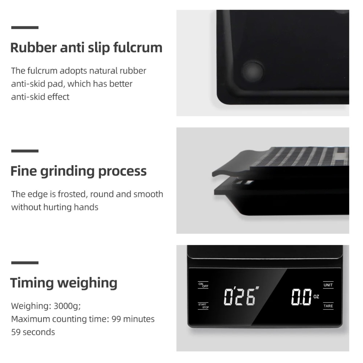 Balança Digital para Café 3kg  - Scale Drip Timer avaliação e preço
