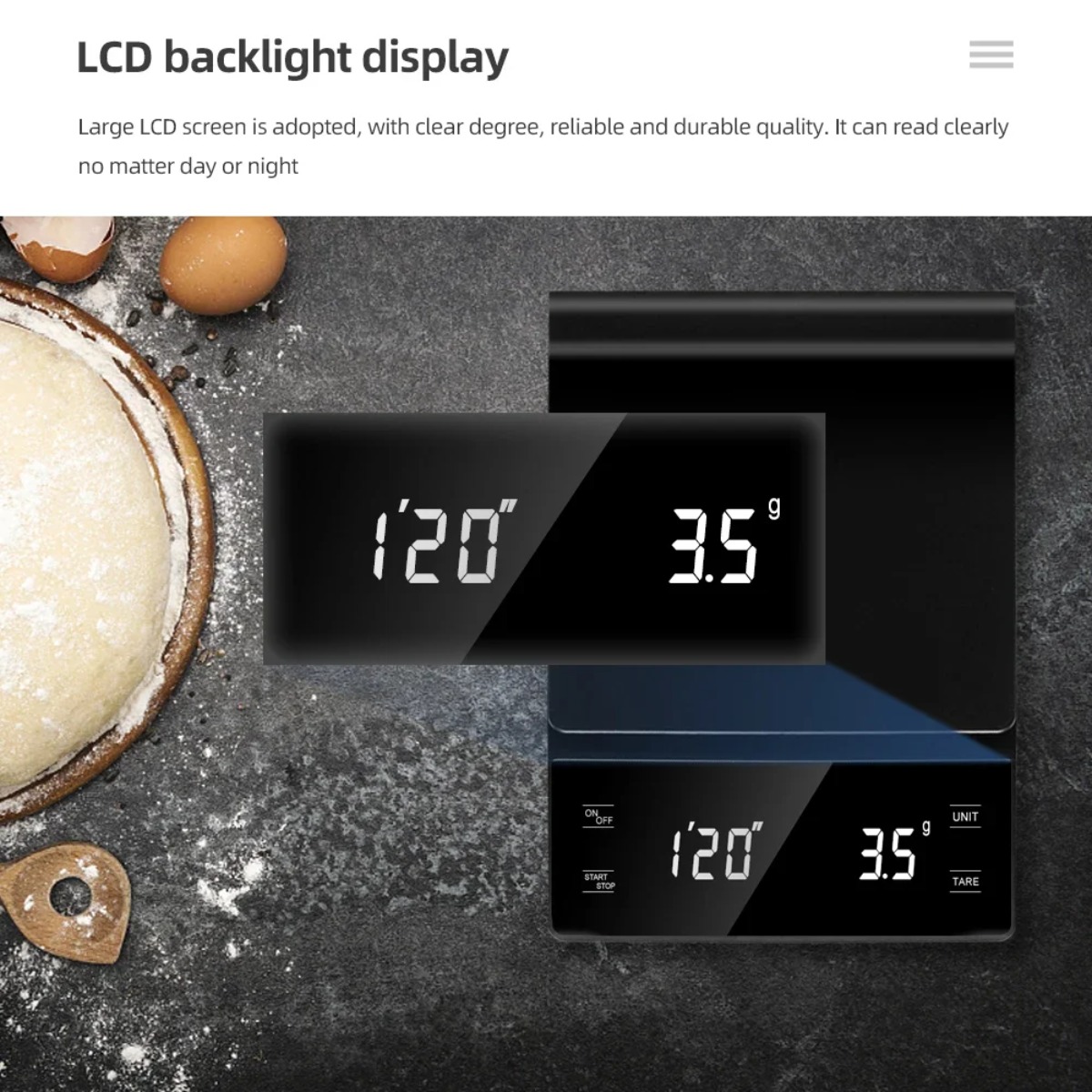 Balança Digital para Café 3kg  - Scale Drip Timer avaliação e preço