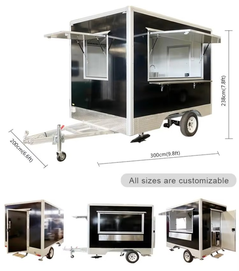 Carrinho de Comida Móvel Pizza - Coffee Van Equipment avaliação e preço