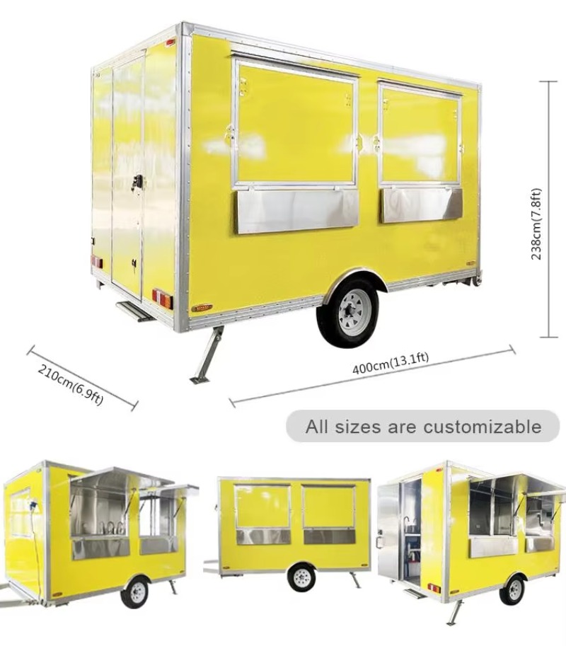 Carrinho de Comida Rápida Móve - Coffee Van Equipment avaliação e preço