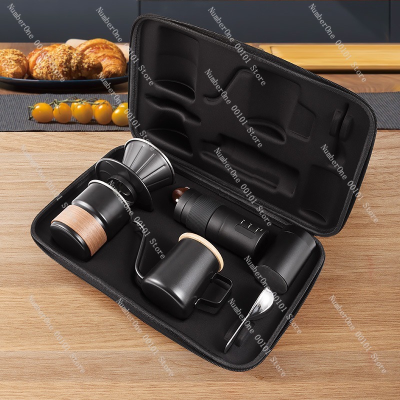 Conjunto Portátil de Cafeteira - Coffee Equipment Gift Set avaliação e preço