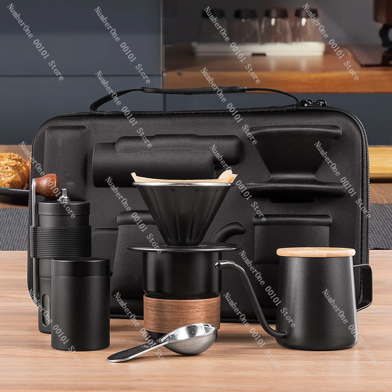 Conjunto Portátil de Cafeteira - Coffee Equipment Gift Set avaliação e preço