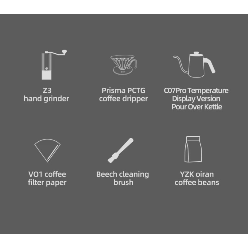Conjunto de equipamentos de ca - Coffee Equipment Gift Set avaliação e preço